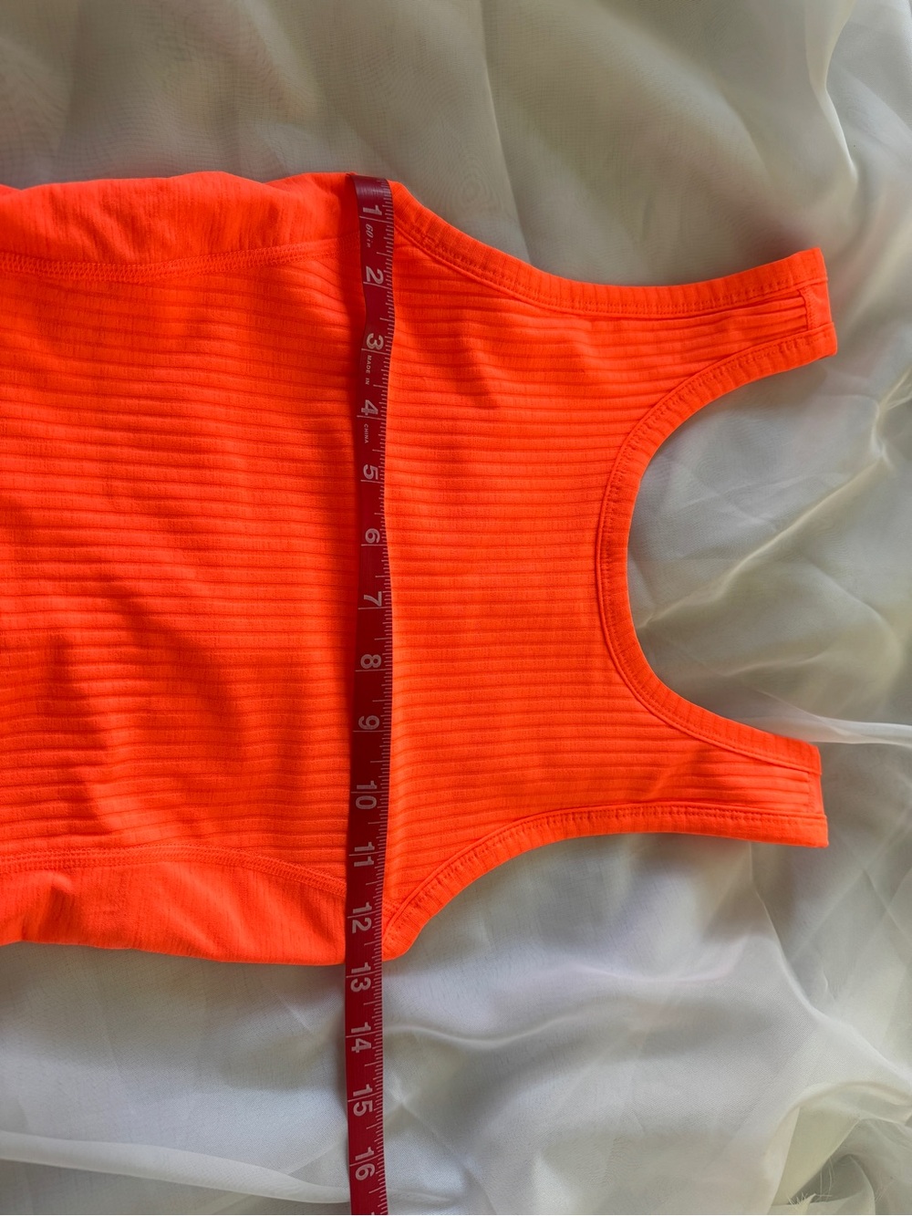 Free People Neon Orange Ribbed Mini Dress - Picture 6 of 12